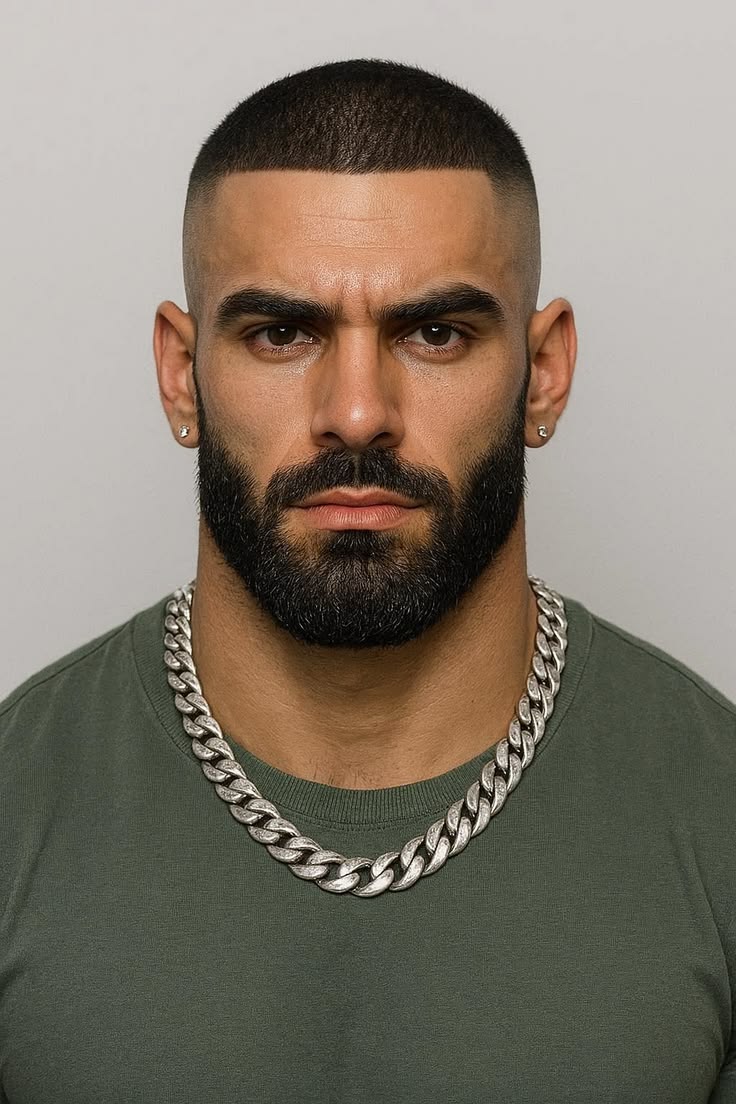 اسم مدل مو باسکات مردانه Buzz Cut با های فید